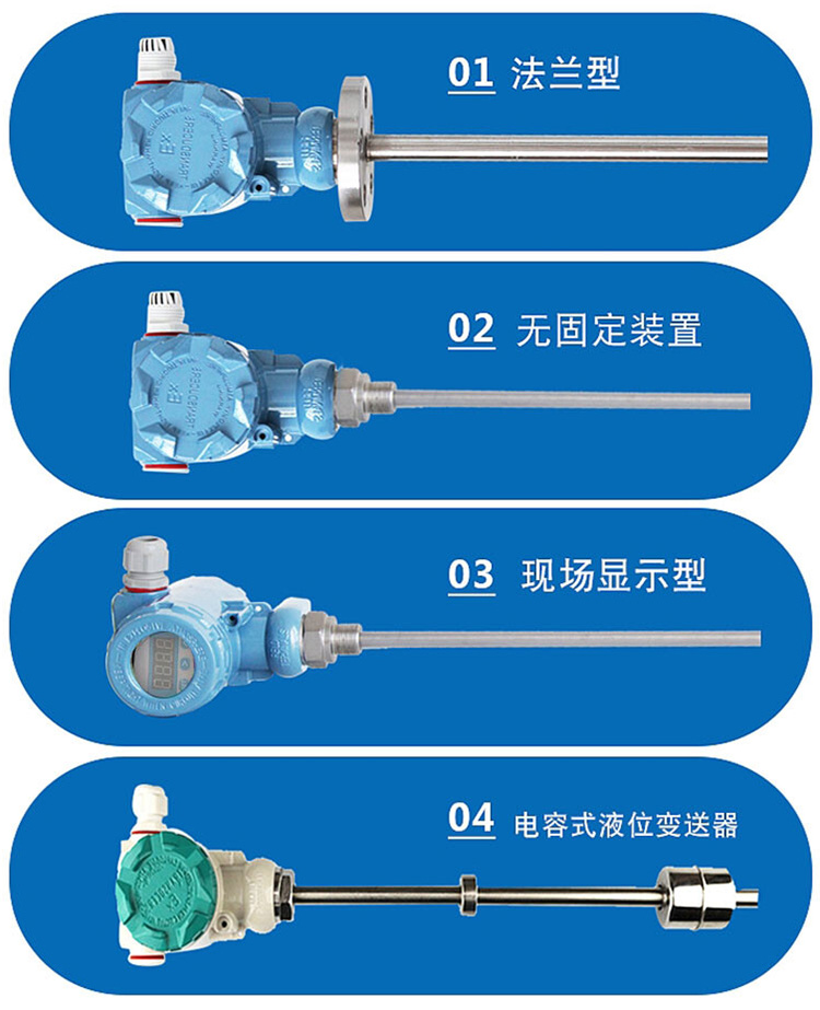 浮球式磁翻板液位計(jì)分類圖